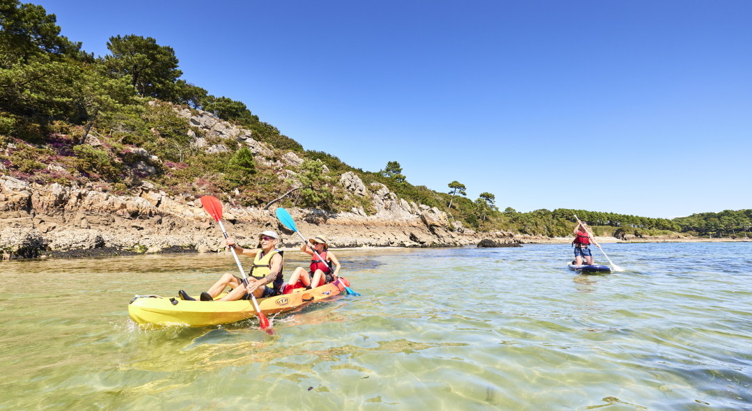 Parcourez le Bélon en kayak pour découvrir cette ria de Finistère sud.