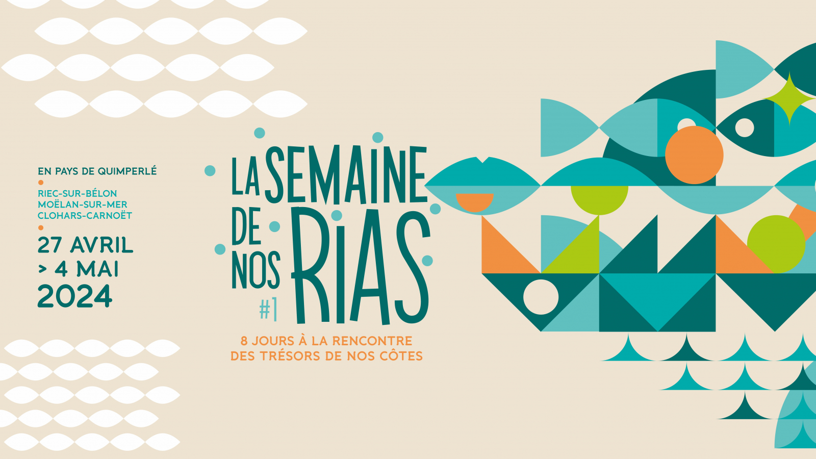 La seconde édition de la Semaine de nos rias aura lieu du 27 avril au 4 mai 2024 sur les communes littorales de la Destination Quimperlé les rias, en Finistère sud.